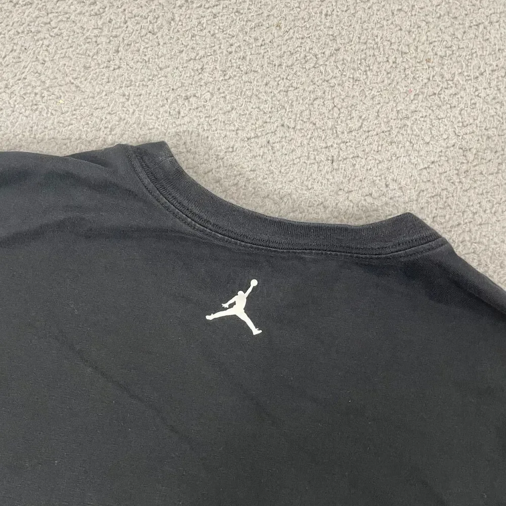 Air Jordan Flight Essentials Tee L Black Retro Jordan 1‎ Jumpman Short Sleeve